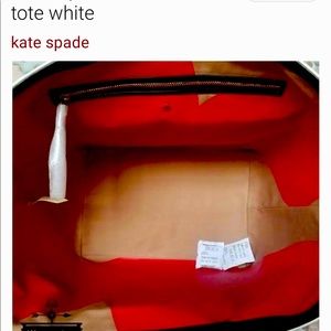 Kate spade Penelope kiss kiss tote (large) New!